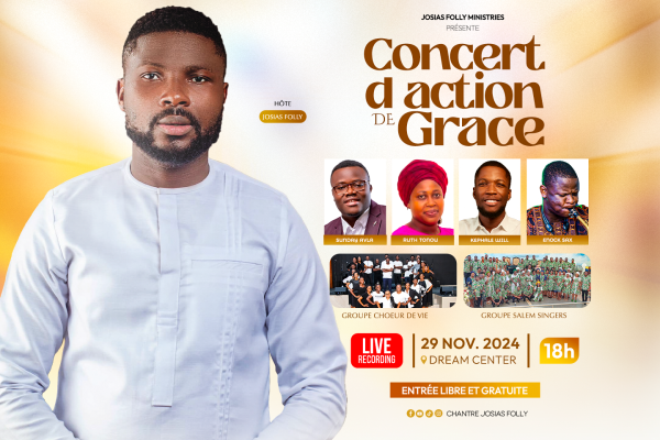 Concert d'action de grace - Chantre Josias Folly